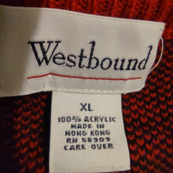 Westbound Black and Red Buffalo/Houndstooth XL - Picture 6 of 7